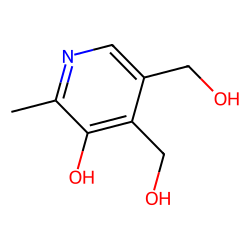 3,4-Pyridinedimethanol, 5-hydroxy-6-methyl-