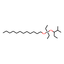 Silane, diethyldodecyloxy(2-methylpent-3-yloxy)-