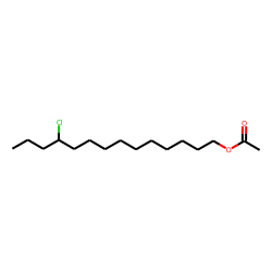 1-Tetradecanol, 11-chloro, acetate