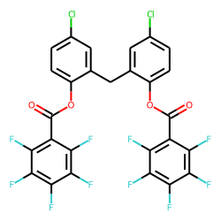 Dichlorphen, O,O'-di(pentafluorobenzoyl)-