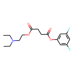 Succinic acid, 3,5-difluorophenyl N,N-diethyl-2-aminoethyl ester