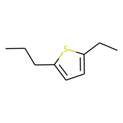 Thiophene, 2-ethyl-5-propyl-