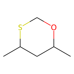 1,3-Oxathiane, 4,6-dimethyl-, trans-