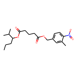Glutaric acid, 2-methylhex-3-yl 3-methyl-4-nitrobenzyl ester