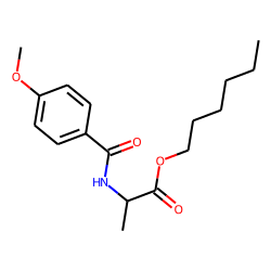D-Alanine, N-(4-anisoyl)-, hexyl ester
