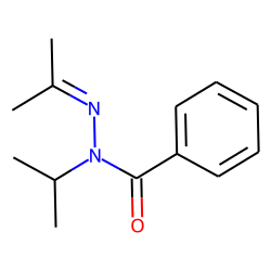 Acetone, isopropylhydrazone, N-benzoyl