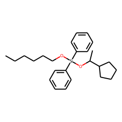 Silane, diphenyl(1-cyclopentylethoxy)hexyloxy-