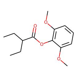 2-Ethylbutyric acid, 2,6-dimethoxyphenyl ester