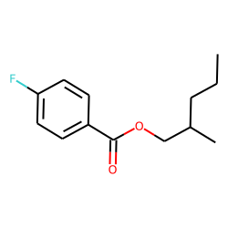 4-Fluorobenzoic acid, 2-methylpentyl ester