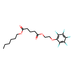 Glutaric acid, hexyl 2-(pentafluorophenoxy)ethyl ester