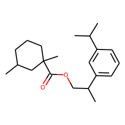 Methyl-2«alpha»-[2'(m-isopropylphenyl)ethyl]-1«beta»,3«alpha»-dimethylcyclohexanecarboxylate