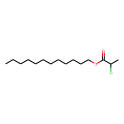 Propanoic acid, 2-chloro, dodecyl ester