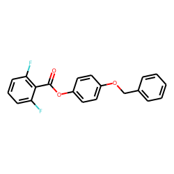 2,6-Difluorobenzoic acid, 4-benzyloxyphenyl ester