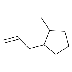 Cyclopentane, 1-methyl-2-(2-propenyl)-, trans-