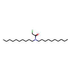 Chloroacetamide, N,N-didecyl-