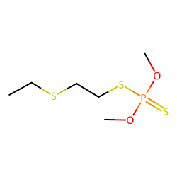 Phosphorodithioic acid, S-[2-(ethylthio)ethyl] O,O-dimethyl ester