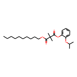 Dimethylmalonic acid, decyl 2-isopropoxyphenyl ester