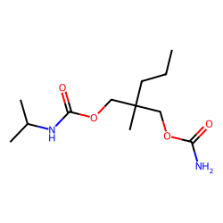 Carbamic acid, (1-methylethyl)-, 2-[[(aminocarbonyl)oxy]methyl]-2-methylpentyl ester