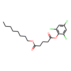 Glutaric acid, octyl 2,4,6-trichlorophenyl ester