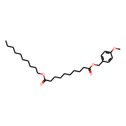Sebacic acid, decyl 4-methoxybenzyl ester