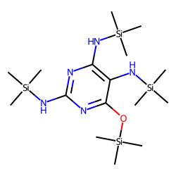 Pyrimidine, 2,5,6-triamino-4-hydroxy, TMS