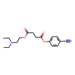 Succinic acid, 4-cyanophenyl N,N-diethyl-2-aminoethyl ester