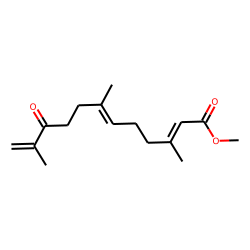 (2E,6E)-Methyl-3,7,11-trimethyl-10-oxododecadienoate