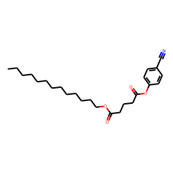 Glutaric acid, 4-cyanophenyl tridecyl ester