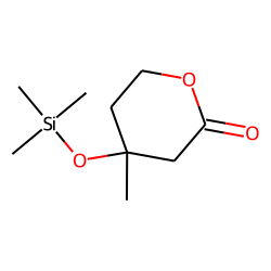 Mevalonic lactone, trimethylsilyl deriv.