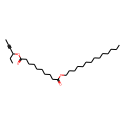 Sebacic acid, hex-4-yn-3-yl tetradecyl ester