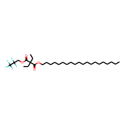 Diethylmalonic acid, eicosyl 2,2,3,3,3-pentafluoropropyl ester