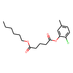 Glutaric acid, 2-chloro-5-methylphenyl hexyl ester