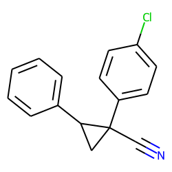Cyclopropanecarbonitrile, 1-(p-chlorophenyl)-2-phenyl-