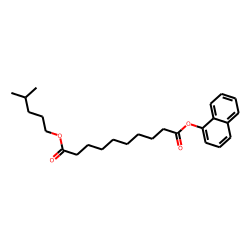 Sebacic acid, isohexyl 1-naphthyl ester