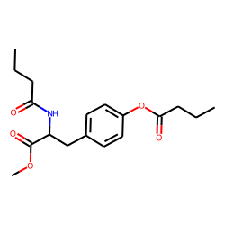 l-Tyrosine, N,O-bis(butyryl)-, methyl ester