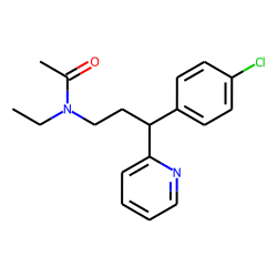 Chlorpheniramine M (nor), acetylated