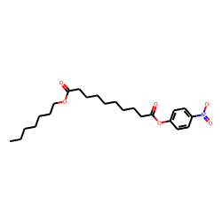 Sebacic acid, heptyl 4-nitrophenyl ester