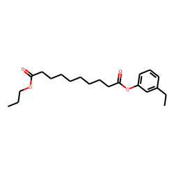 Sebacic acid, 3-ethylphenyl propyl ester