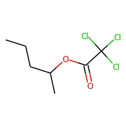 Trichloroacetic acid, 2-pentyl ester