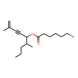 6-Bromohexanoic acid, 2,6-dimethylnon-1-en-3-yn-5-yl ester