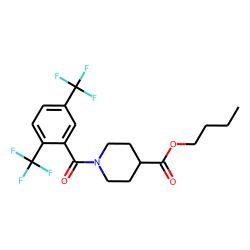 Isonipecotic acid, N-(2,5-di(trifluoromethyl)benzoyl)-, butyl ester
