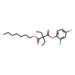 Diethylmalonic acid, 2,4-dichlorophenyl heptyl ester