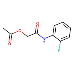 Acetoxyacetamide, N-(2-fluorophenyl)-