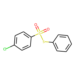 Benzenesulfonothioic acid, 4-chloro-, S-phenyl ester