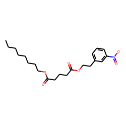 Glutaric acid, 3-nitrophenethyl octyl ester
