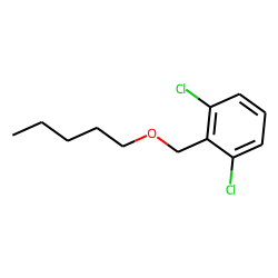 2,6-Dichlorobenzyl alcohol, n-pentyl ether