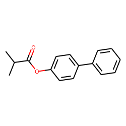 Isobutyric acid, 4-biphenyl ester