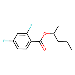 2,4-Difluorobenzoic acid, 2-pentyl ester