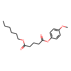 Glutaric acid, hexyl 4-methoxyphenyl ester