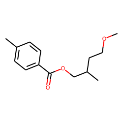 4-Methylbenzoic acid, 4-methoxy-2-methylbutyl ester